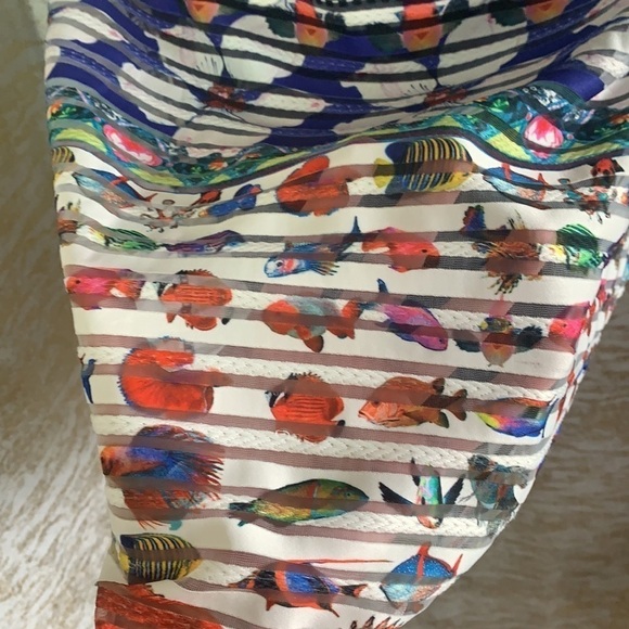 DESIGUAL Vest-FIona Ribbed Dress With Striped Pattern Size S - Picture 9 of 15